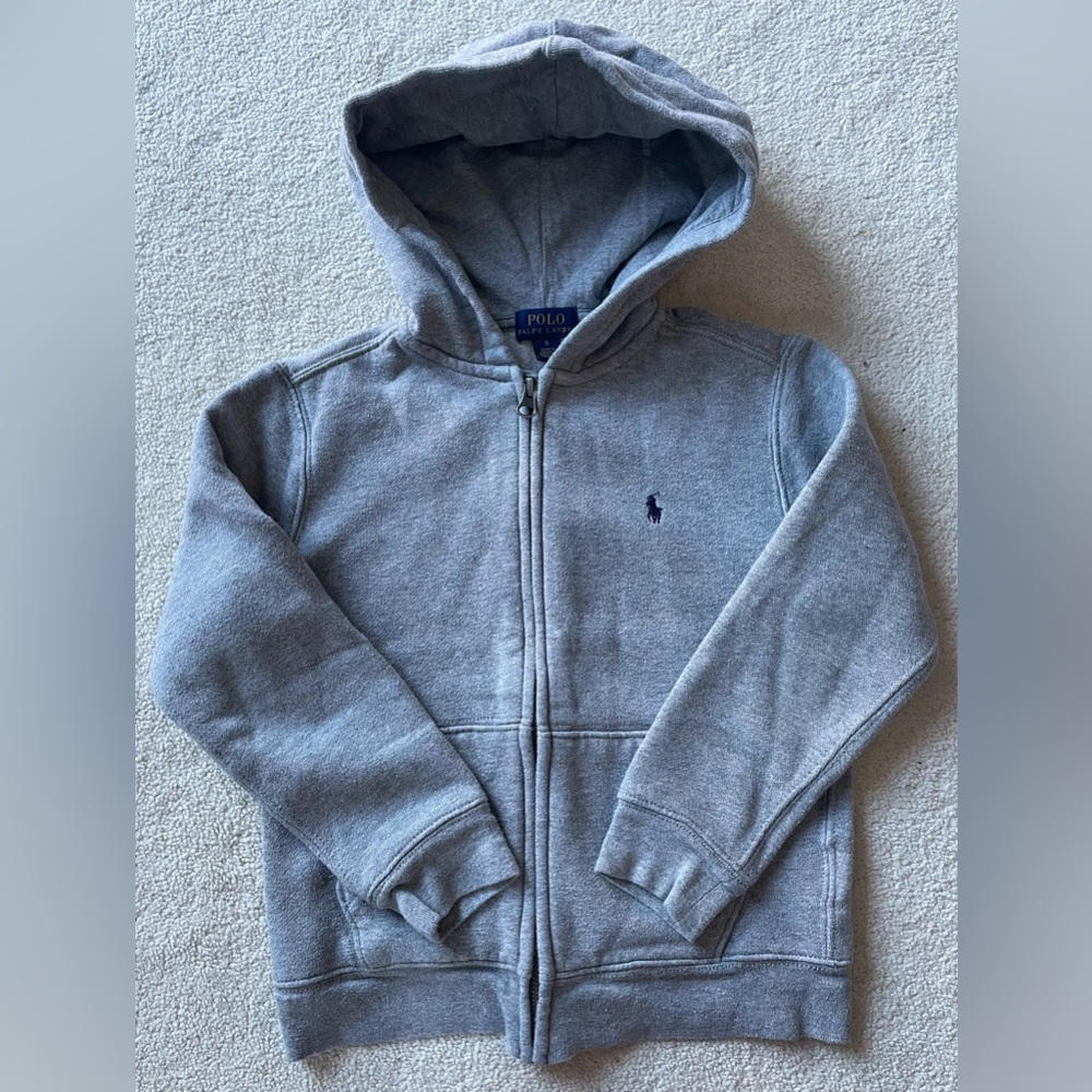 Polo by Ralph Lauren Kids Grey Zip Hoodie
